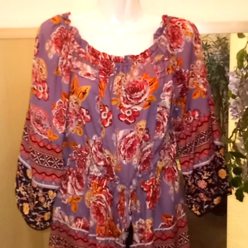 Angie Floral Print Romper